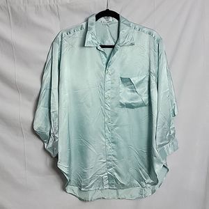 🖤 5/$20 🖤 ESPRIT..VINTAGE.. mint color button down top..